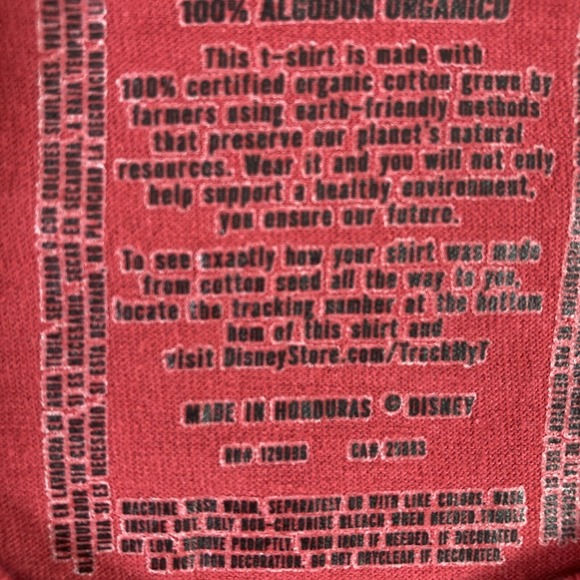 Disney Store Shirt Adult Large Red Mickey Mouse Cartoon Graphic Tee Animation - Picture 8 of 13